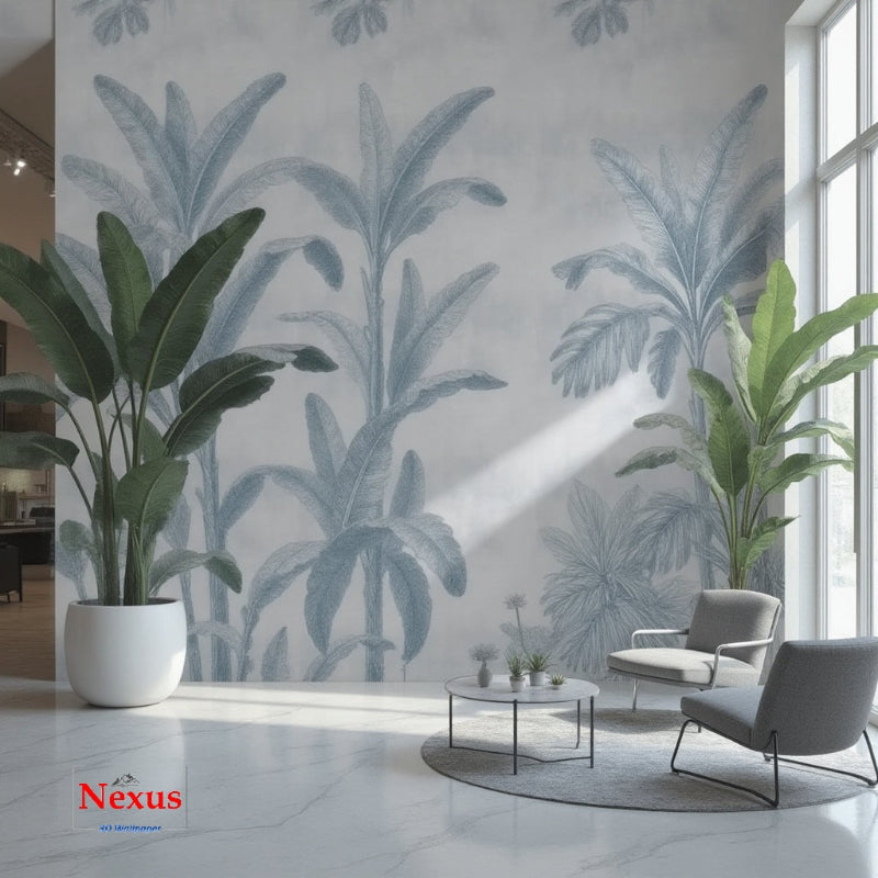 3D Wallpaper Serene Botanical